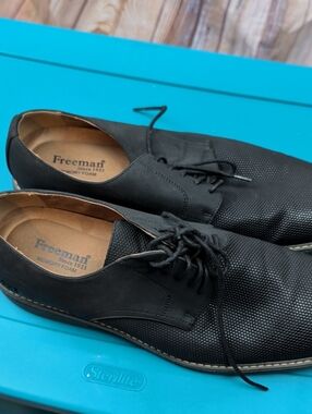 Men's Freeman Milton Dress Shoes Black Size 10.5